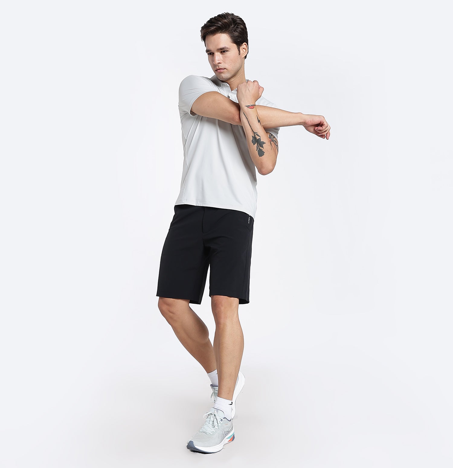 IceWeave Performance Polo T-Shirt - Grey