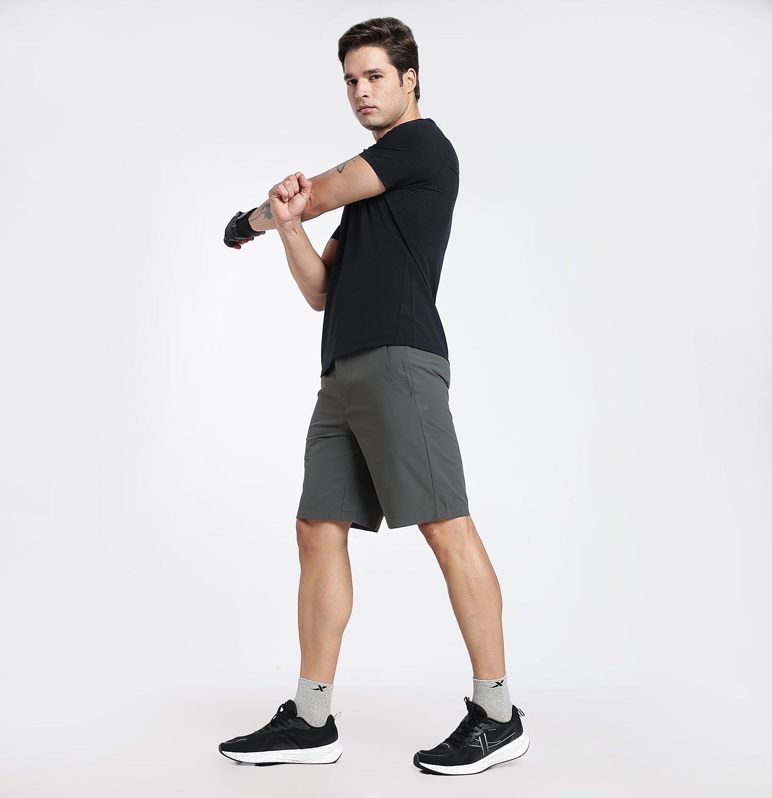 SoftTwill Dry Active Shorts - Grey