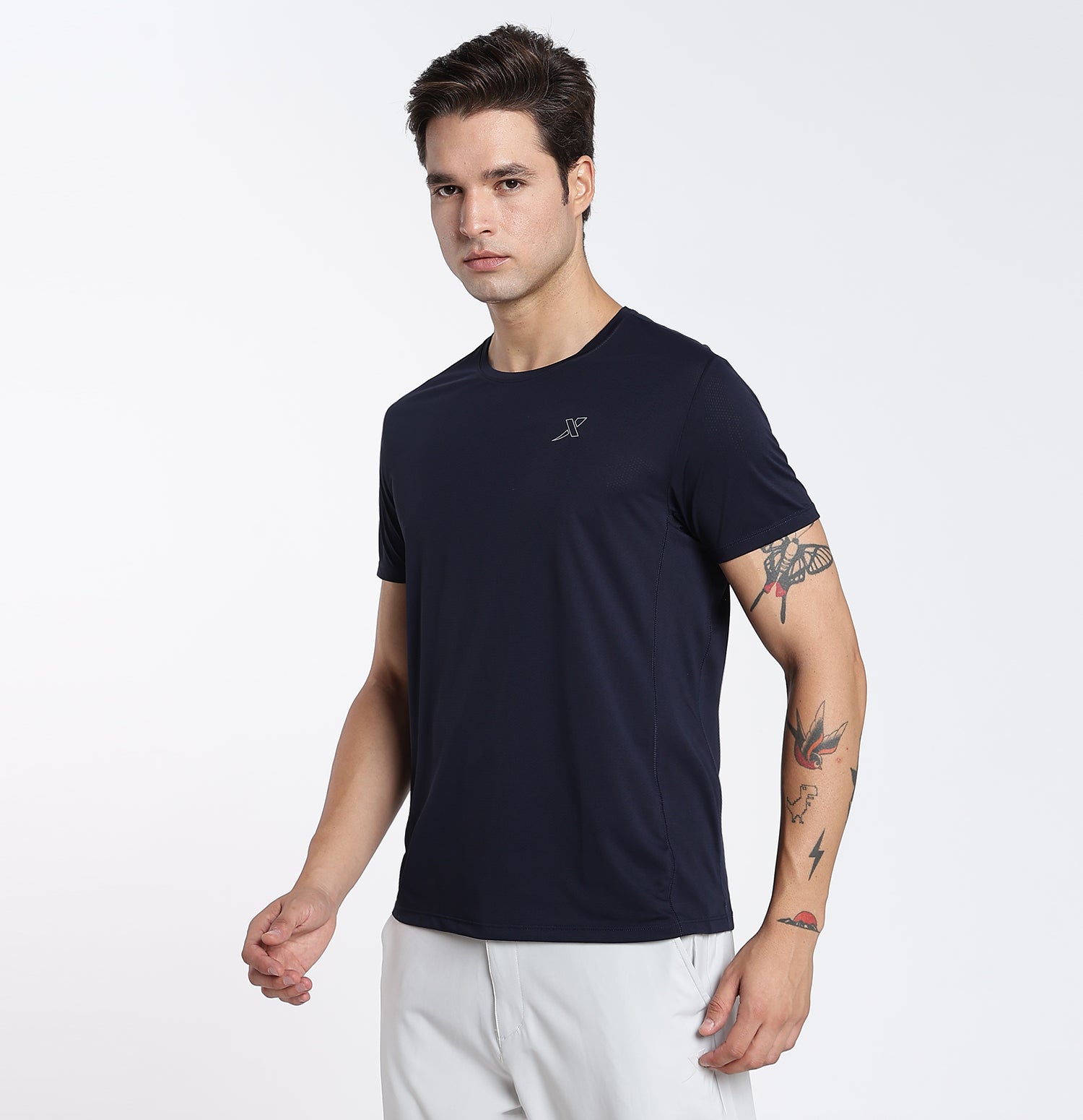 Ice-Cooling Anti-Bacterial T-shirt Night Blue