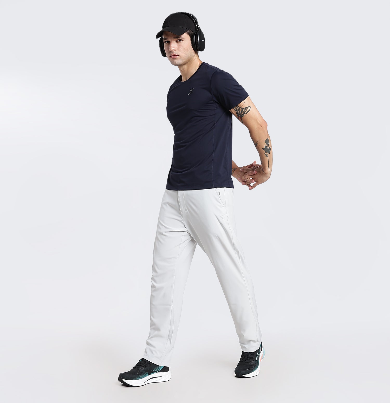 Ice-Cooling Anti-Bacterial T-shirt Night Blue