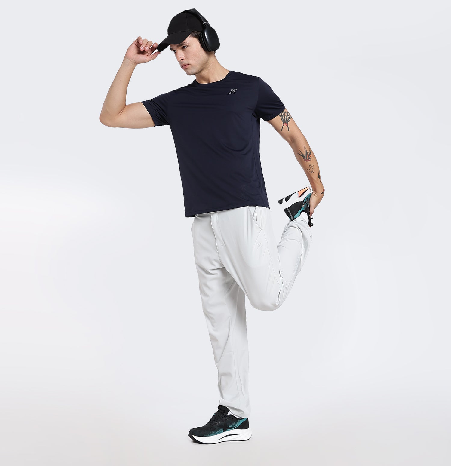 Ice-Cooling Anti-Bacterial T-shirt Night Blue