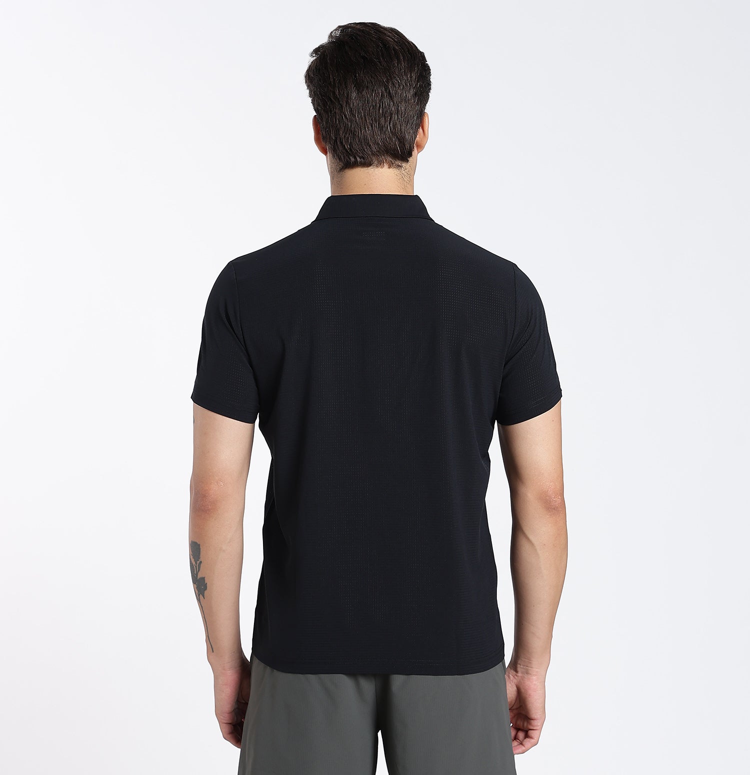 QuickDry Performance Polo T-Shirt - Black