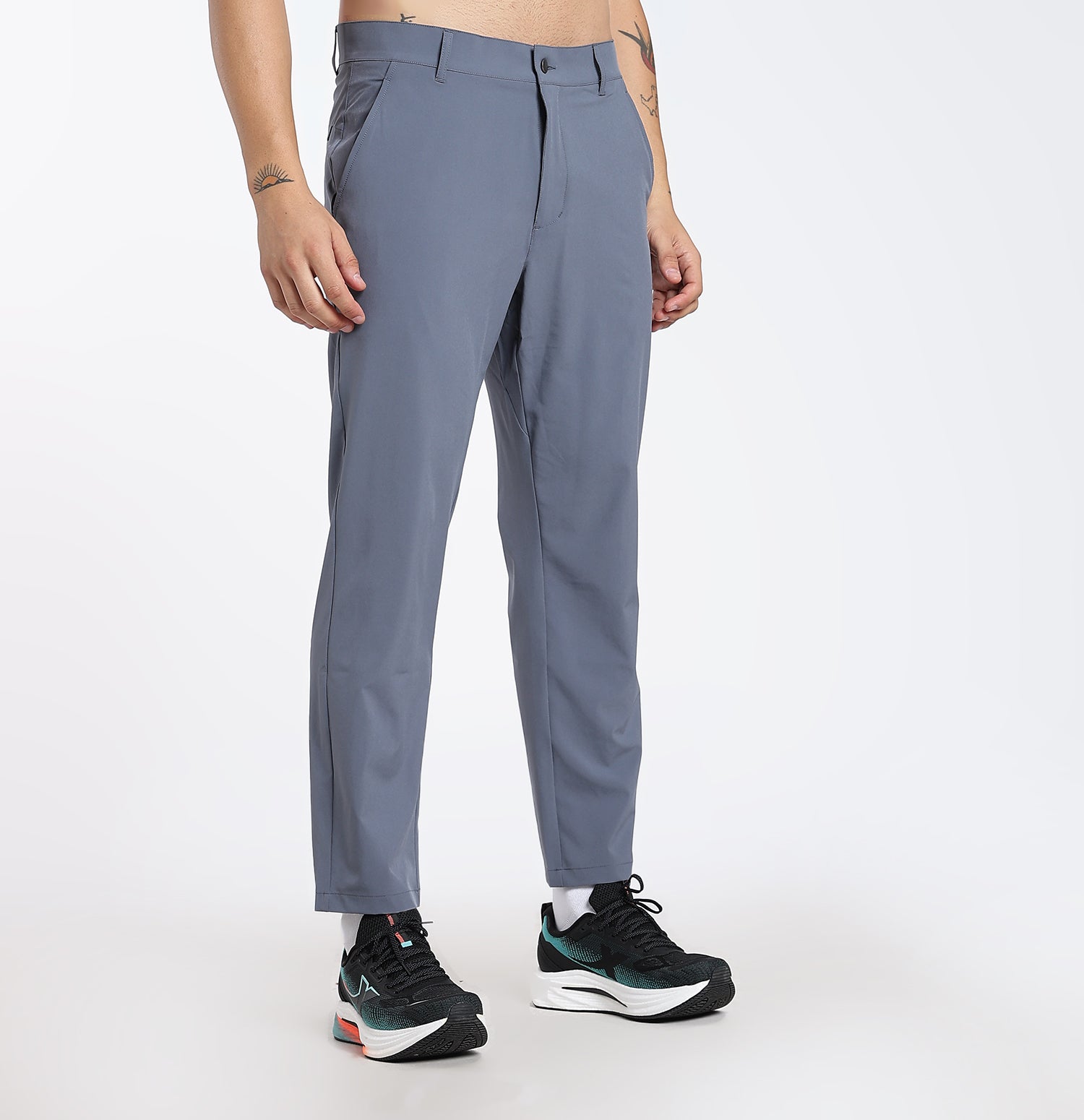 Elastic Weave Quick-Dry Pants - Searock Grey