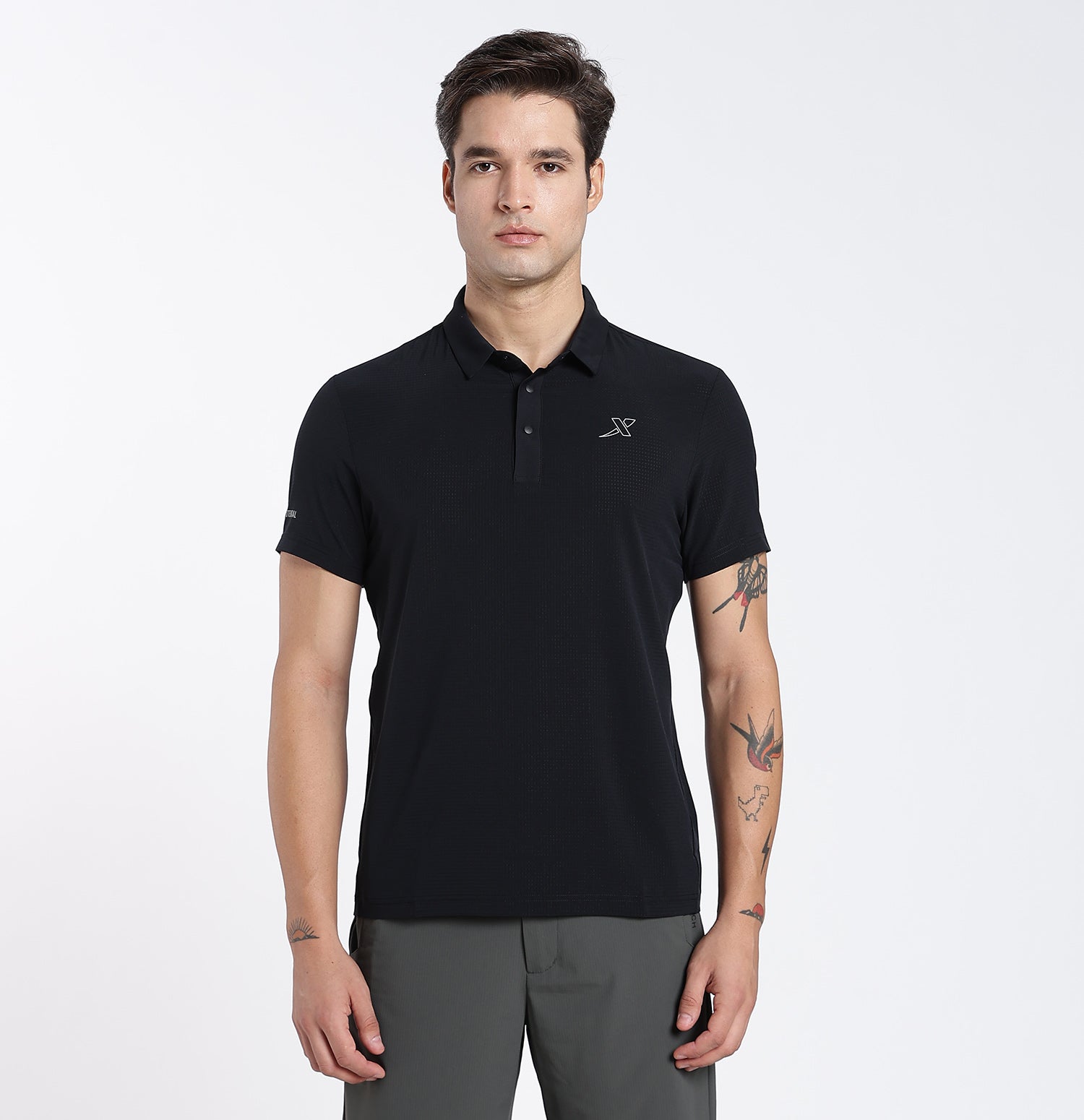 QuickDry Performance Polo T-Shirt - Black